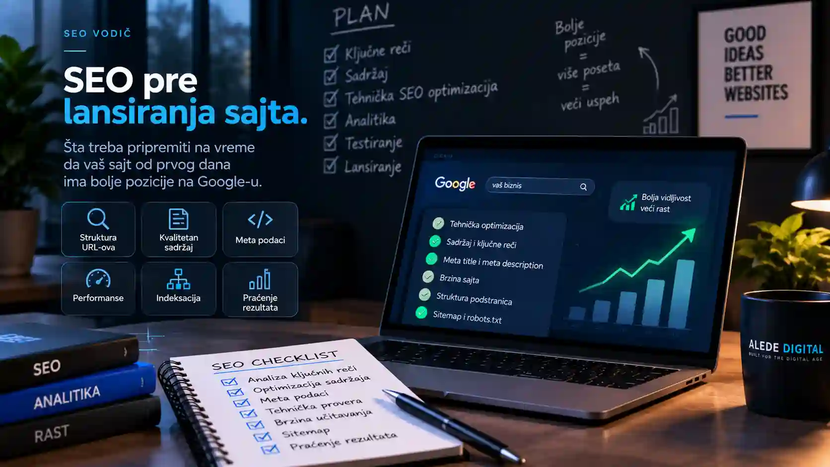 SEO pre lansiranja sajta — šta treba pripremiti na vreme?